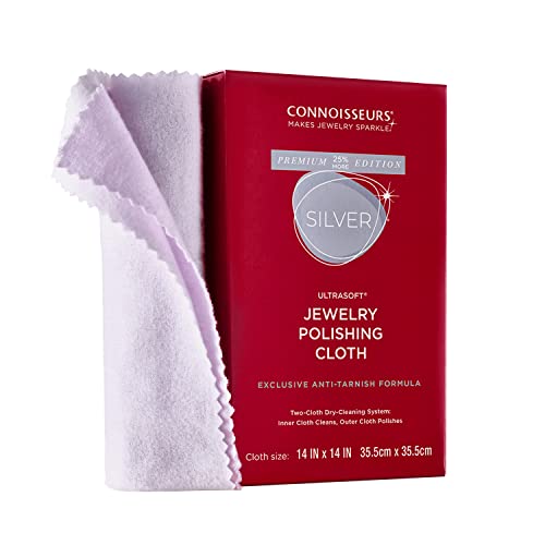 CONNOISSEURS Premium Edition Ultrasoft Jewelry Polishing Clothes with Anti-Tarnish CONNOISSEURS Premium Edition Ultrasoft Jewelry Polishing Clothes with Anti-Tarnish
