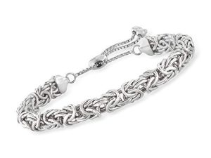 Ross-Simons Sterling Silver Byzantine Bolo Bracelet
