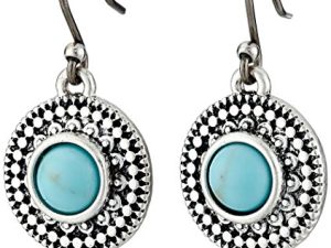 Lucky Brand Turquoise-Hued Drop Earrings
