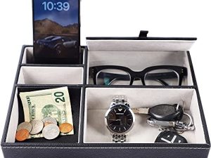 Zcaukya Men's Valet Tray