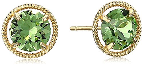 Amazon Collection 10k Gold Made with Imported Birthstone August Stud Earrings Amazon Collection 10k Gold Made with Imported Birthstone August Stud Earrings