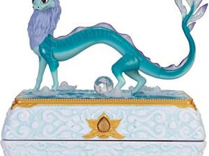 Disney Raya and The Last Dragon Sisu Dragon Chest Jewelry Box Features Color Changing Lights & Music