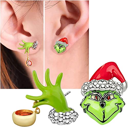 Green Pendant Earrings Cute Earrings Green Jewelry Gifts for Lovers and Children Green Pendant Earrings Cute Earrings Green Jewelry Gifts for Lovers and Children