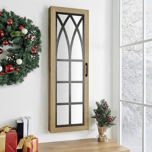 FirsTime & Co. Rustic Arch Jewelry Armoire Accent Wall Mirror FirsTime & Co. Rustic Arch Jewelry Armoire Accent Wall Mirror