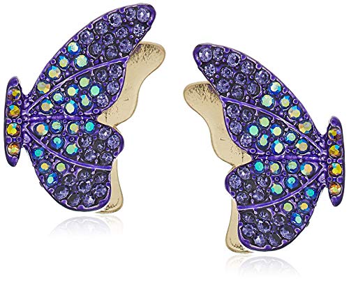 Betsey Johnson Pave Butterfly Stud Earrings Betsey Johnson Pave Butterfly Stud Earrings