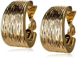 Anne Klein Clip Hoop Earrings