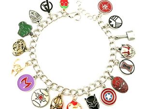 Universe of Fandoms Superhero Charm Bracelet Gifts for Women girl