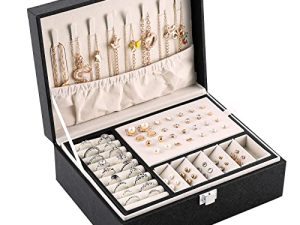 COOYUY Jewelry Box for Women Girls Wife Ideal Gift
