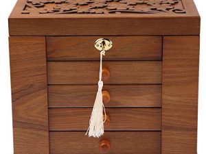 Changsuo Wooden Jewelry Box for Women