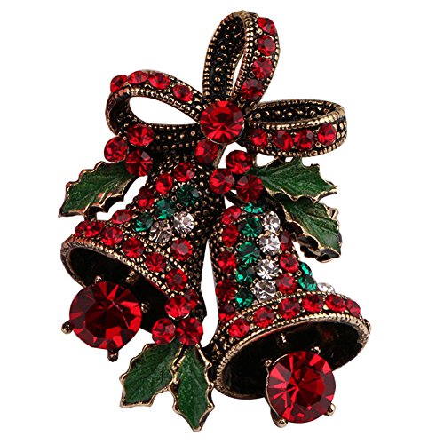 FERVENT LOVE Vintage Fashion Rhinestones Brooch for Women FERVENT LOVE Vintage Fashion Rhinestones Brooch for Women