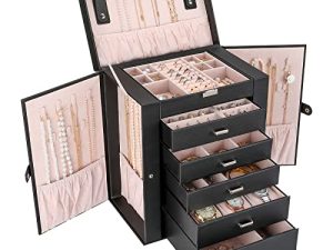 ProCase Large Jewelry Organizer Box for Women Girls