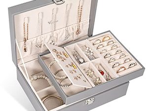 Voova Jewelry Box Organizer for Women Girls