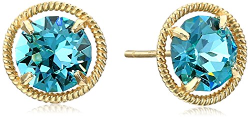 Amazon Collection 10k Gold Made with Infinite Elements Imported Crystal Birthstone December Stud Earrings Amazon Collection 10k Gold Made with Infinite Elements Imported Crystal Birthstone December Stud Earrings